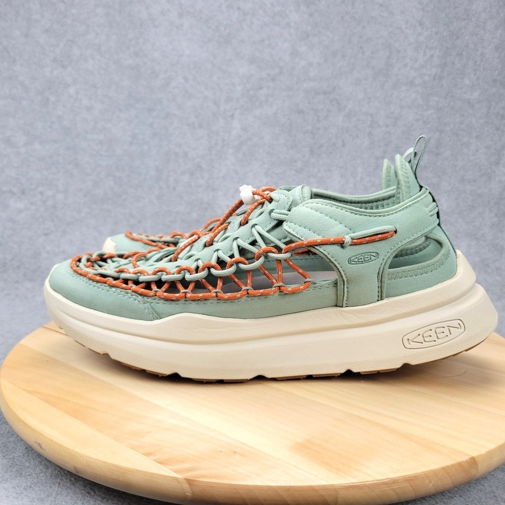Keen UNEEK WK Sneaker Womens 11 Sandals Granite Green Birch Bungee Cushion